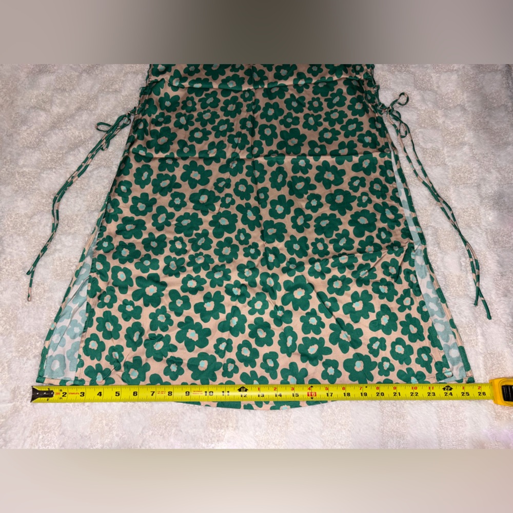 For Love & Lemons Green Floral Lincoln Midi Dress • Small - Picture 15 of 16